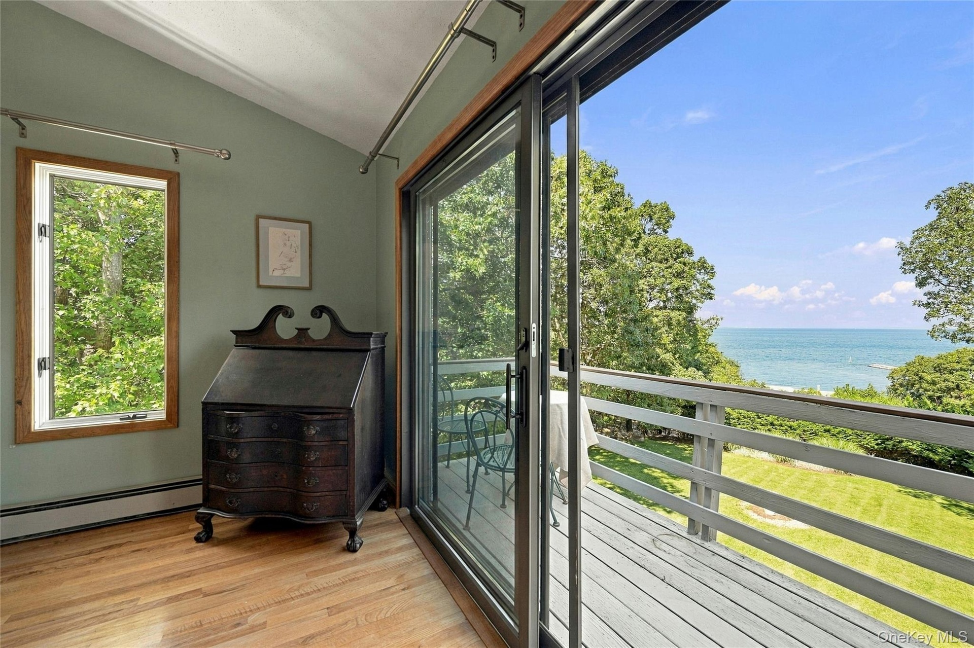 Primary Bed Private Balcony with Water Views