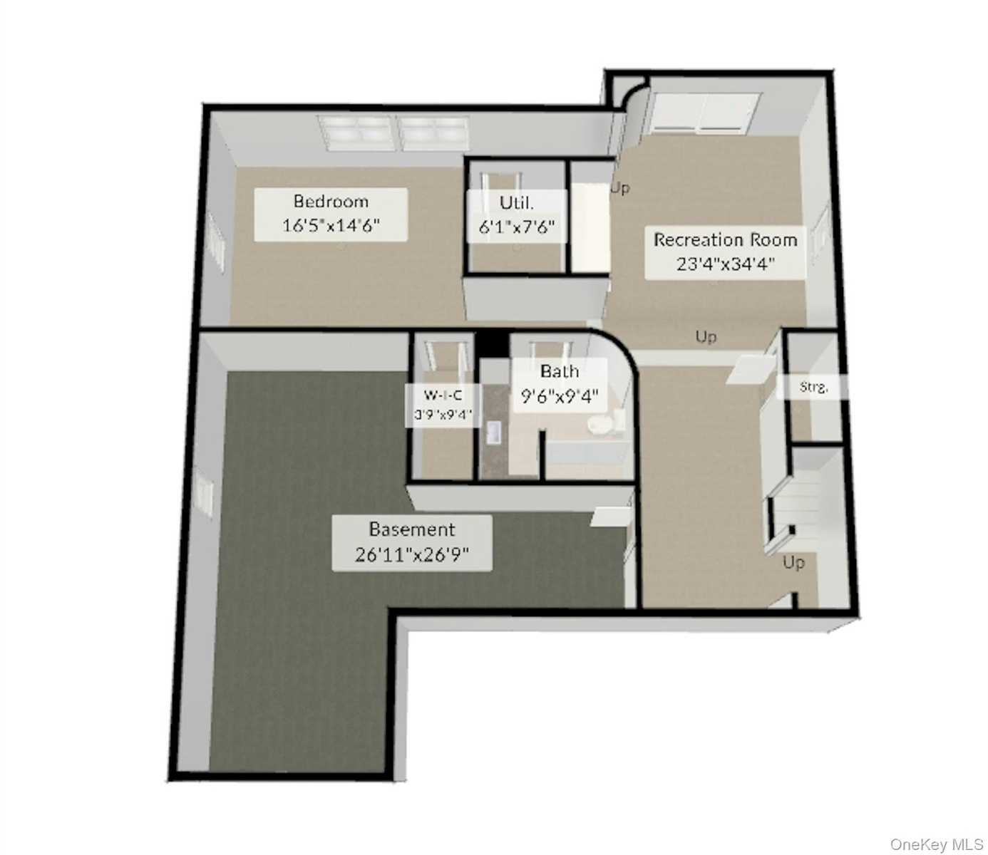 Lower Level Floor Plan