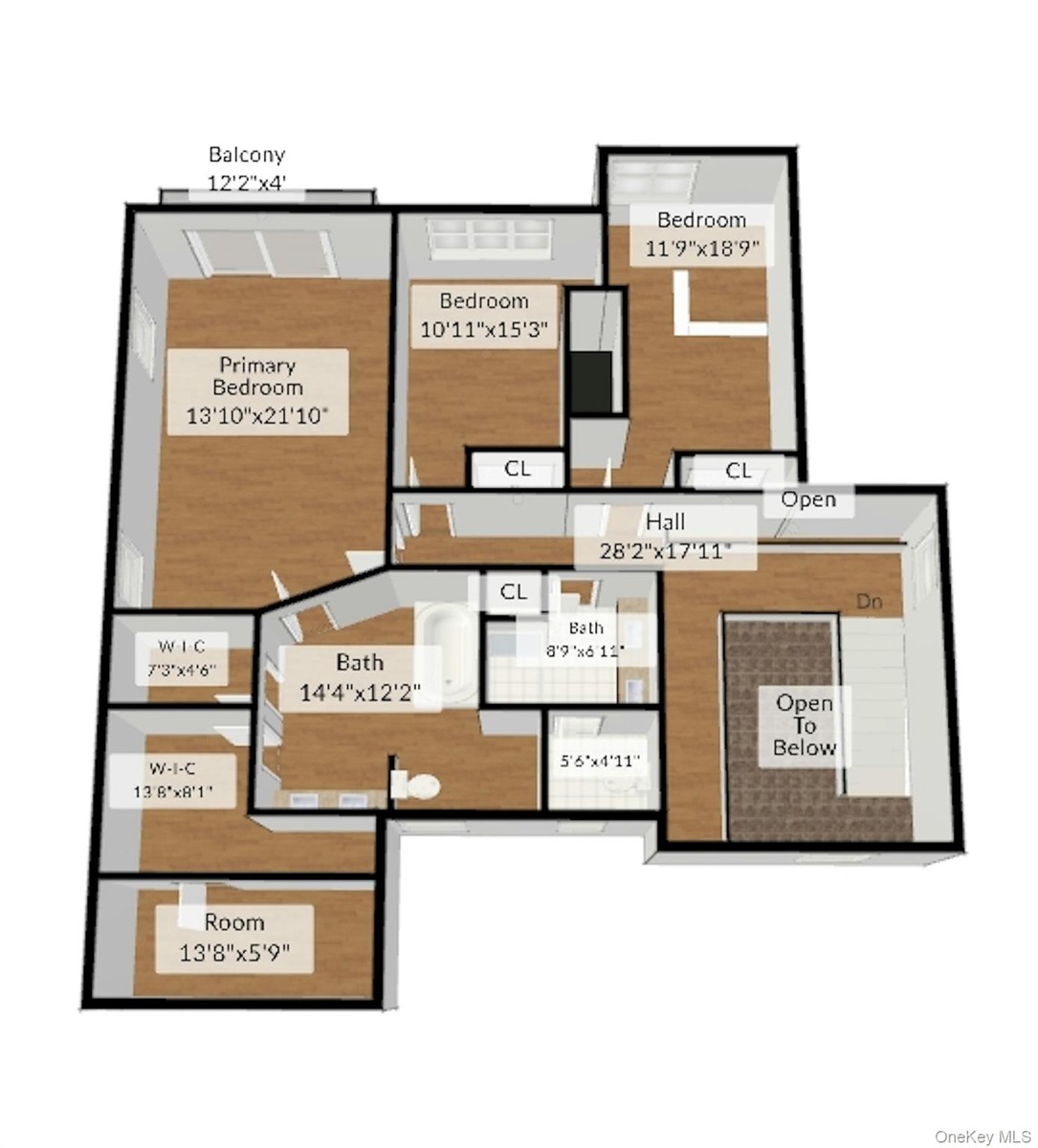 Second Level Floor Plan