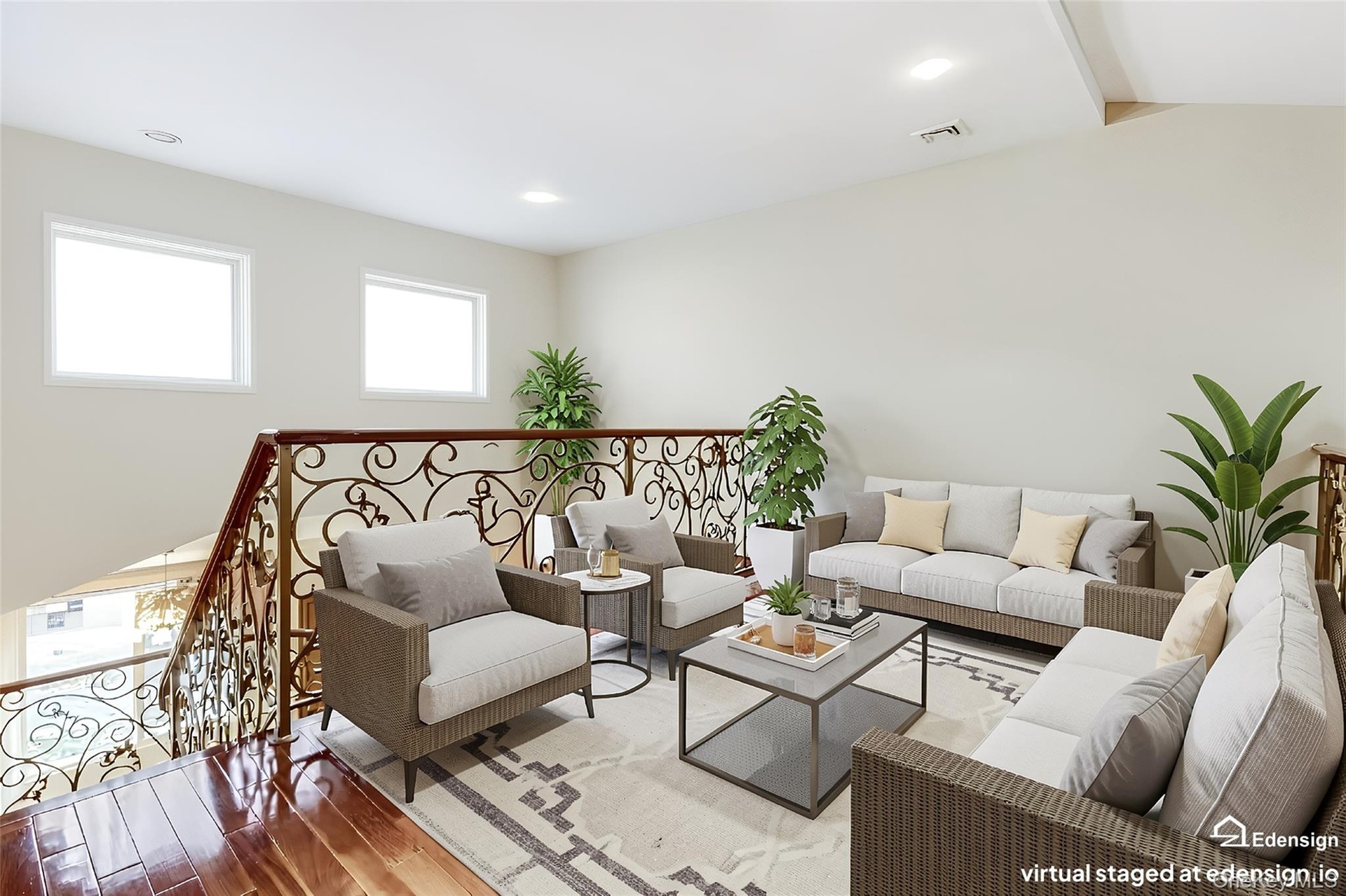 Virtually staged loft