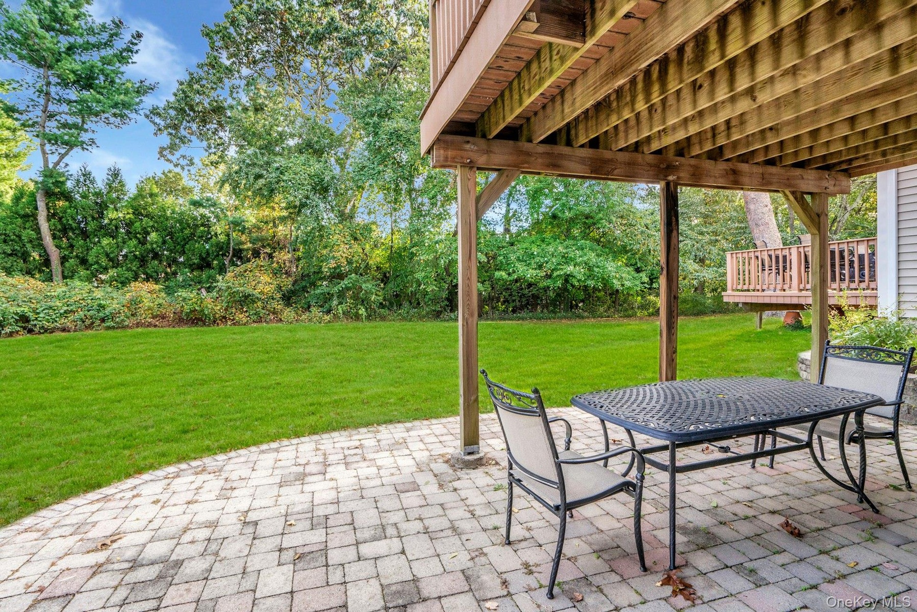 Back patio off family room