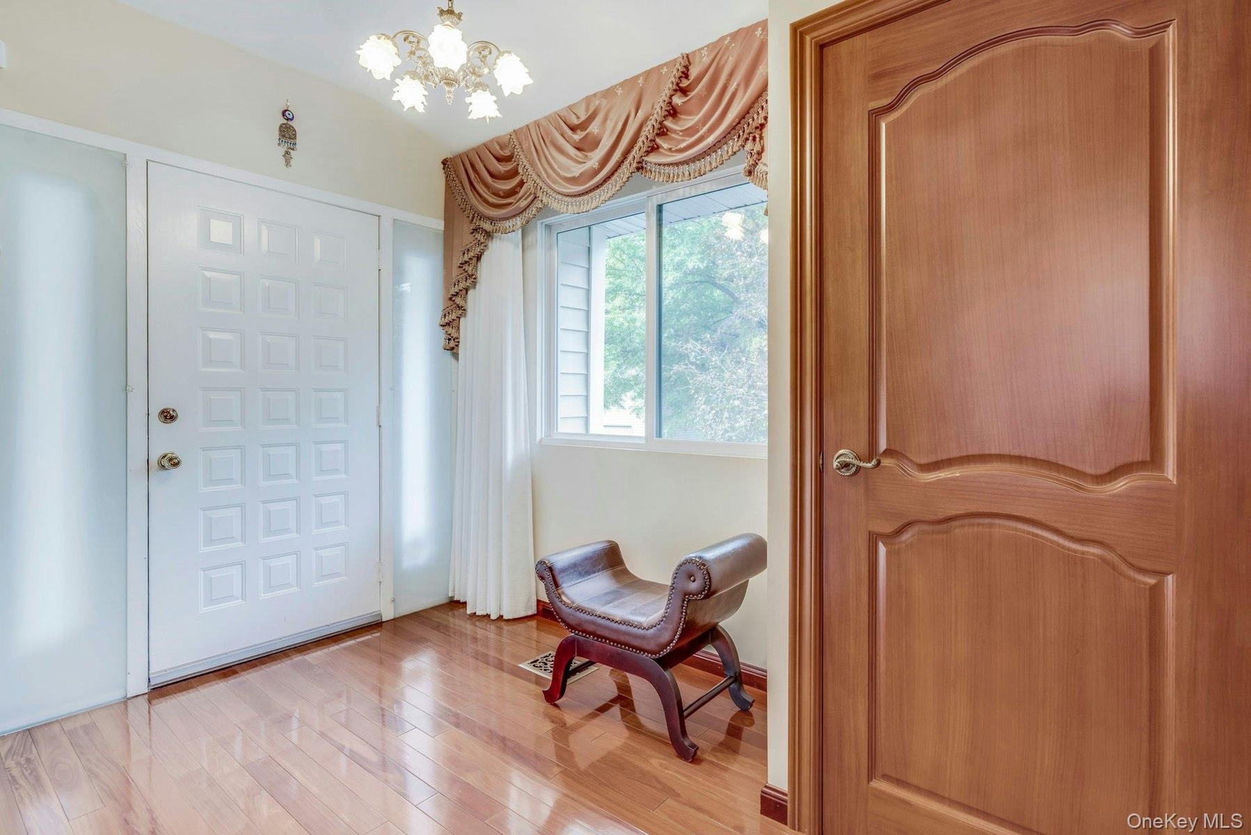 All wood floors and solid core wood custom doors
