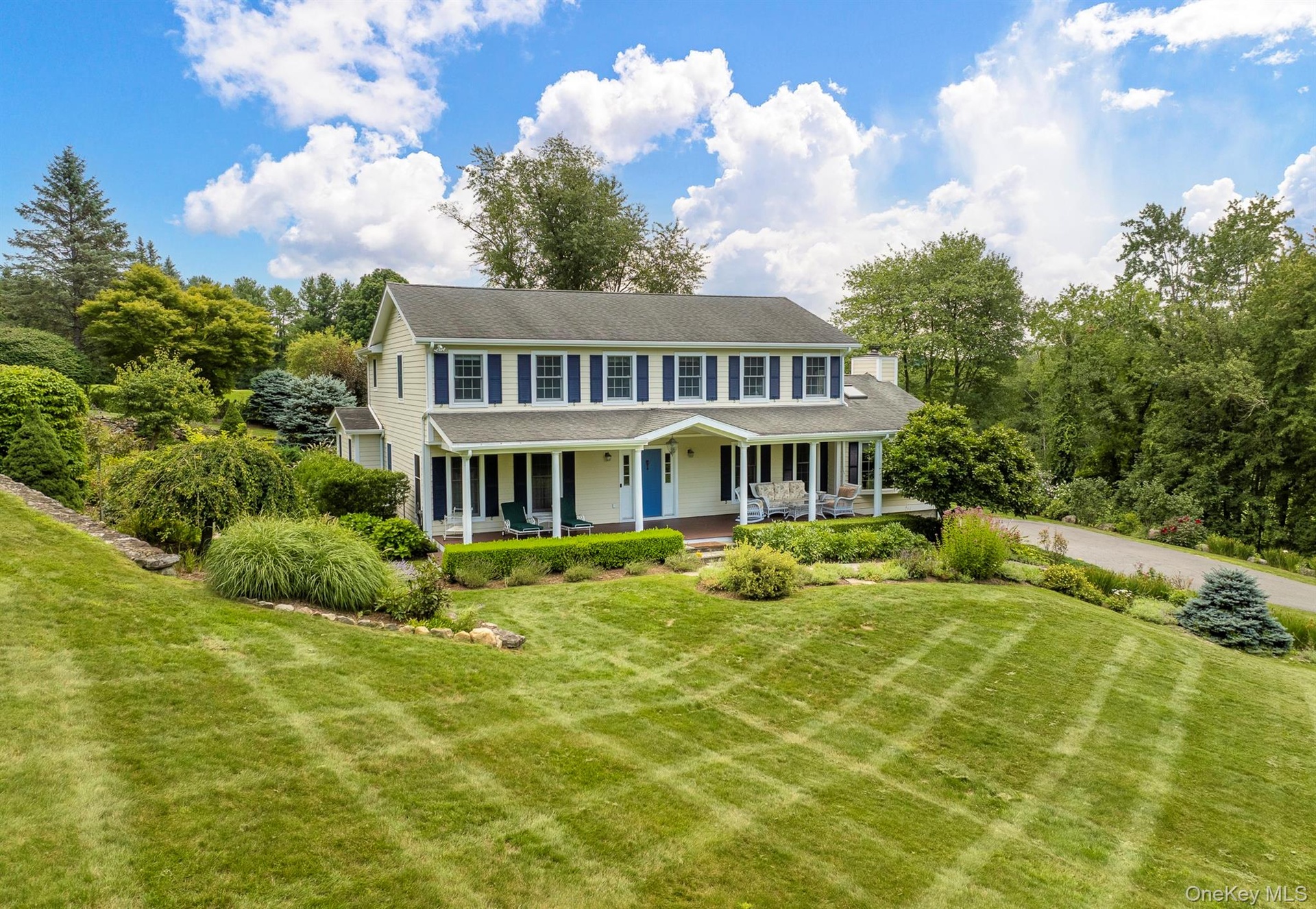 Sweeping Lawns all the way up to House