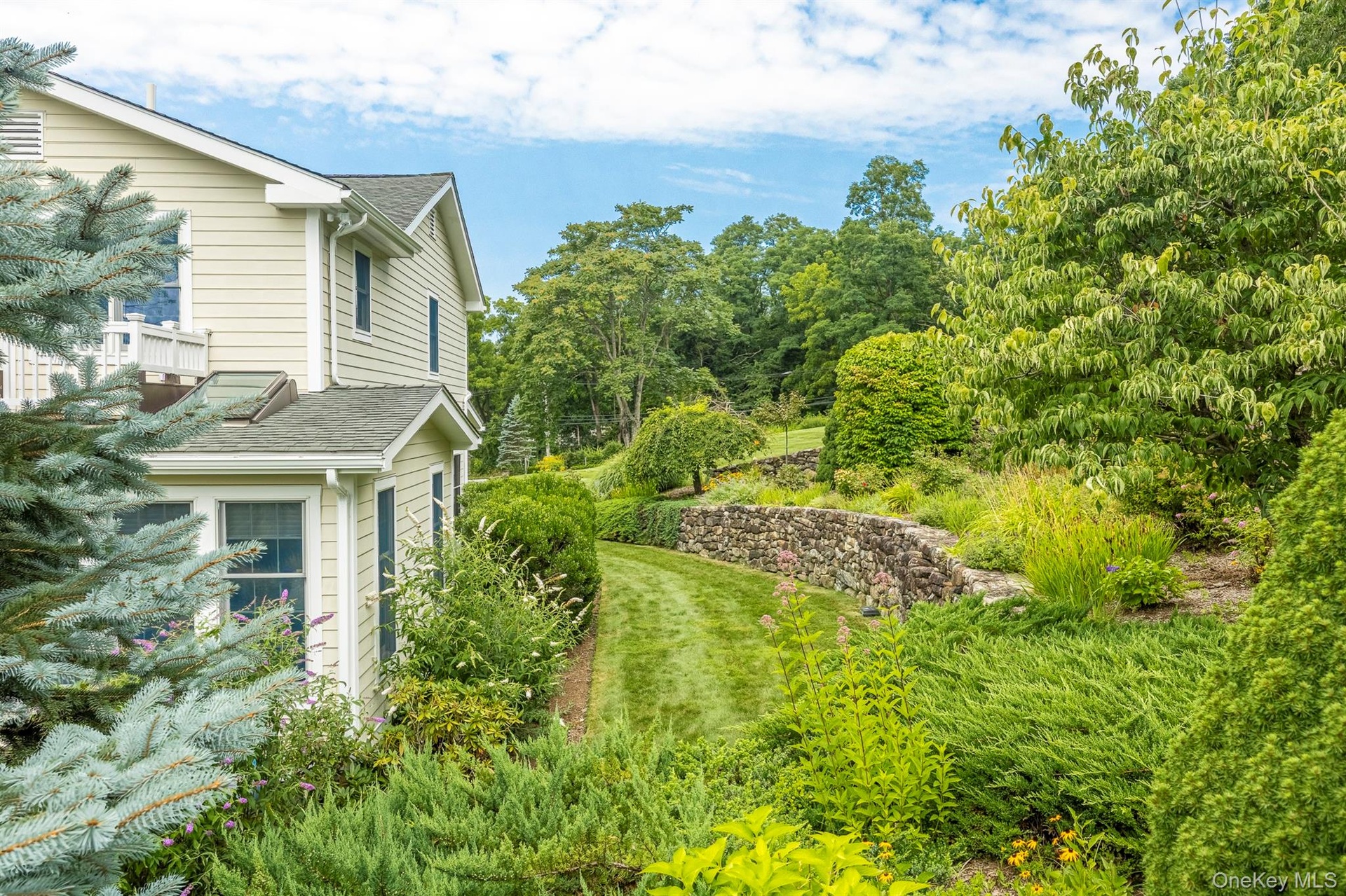 Side Yard with Gardens