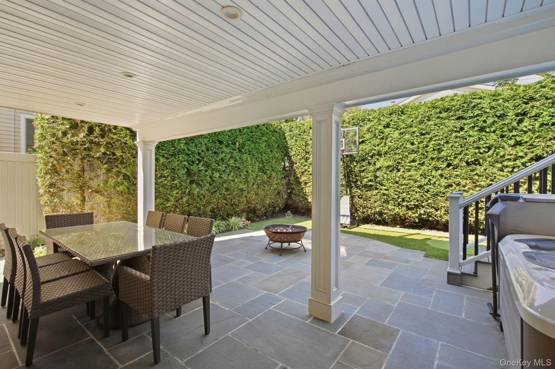 Covered patio