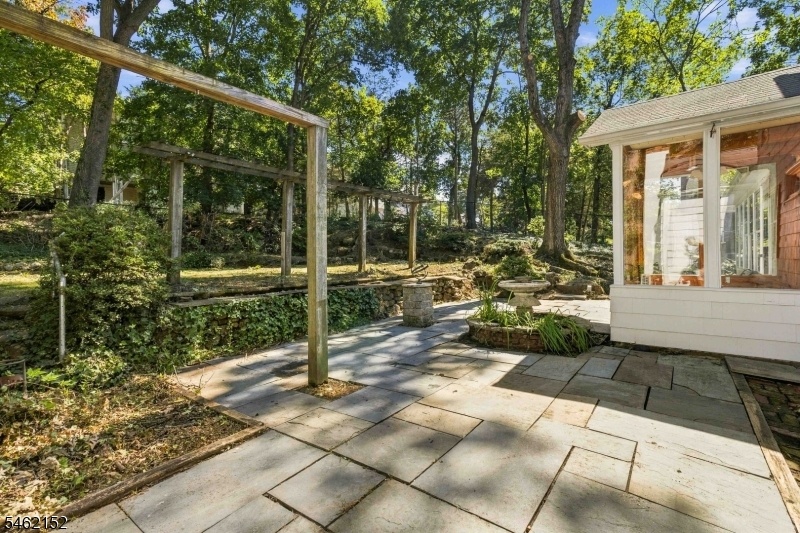 Slate patio