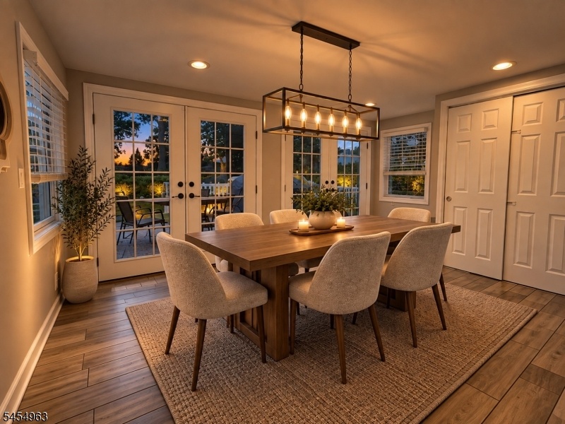 Sunroom dining room