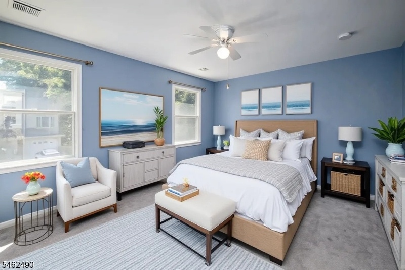 Master bedroom furnished