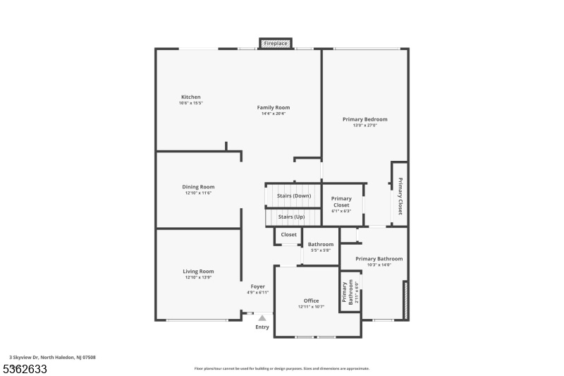 First floor Floor plan