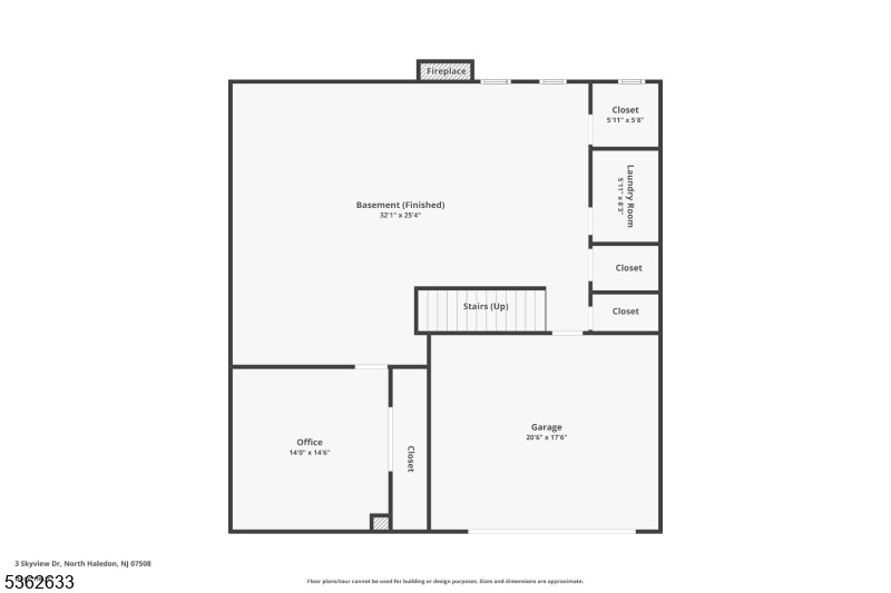 Basement floor plan