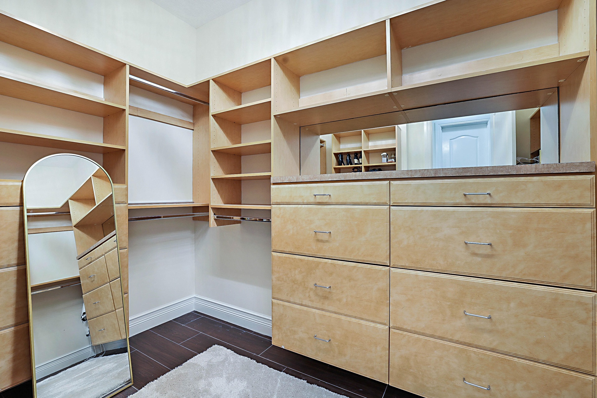 Room has 2 Walk-in Closets with Organizers