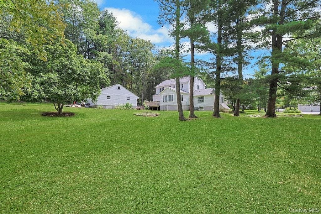 Expansive lawn, flat usable property
