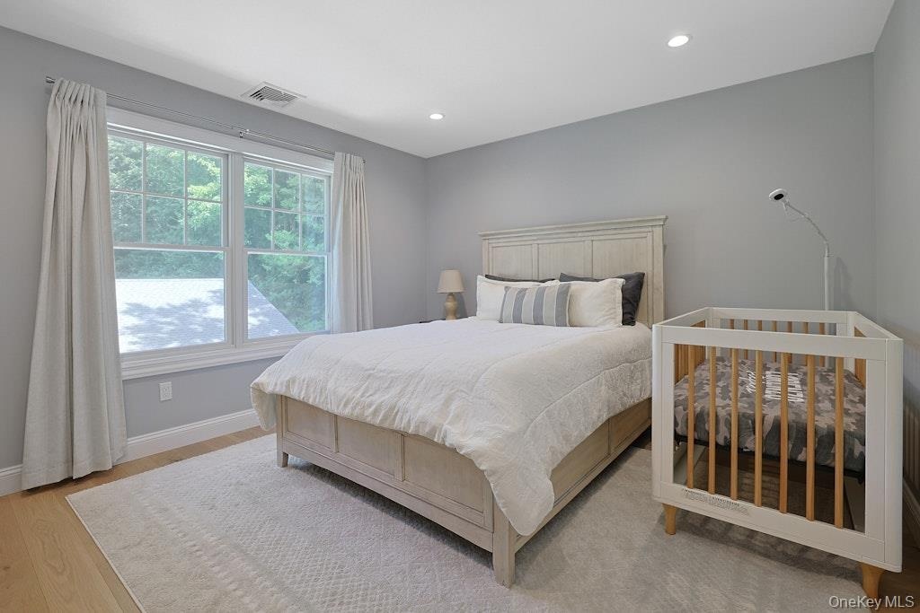 Bright spacious bedroom on second level