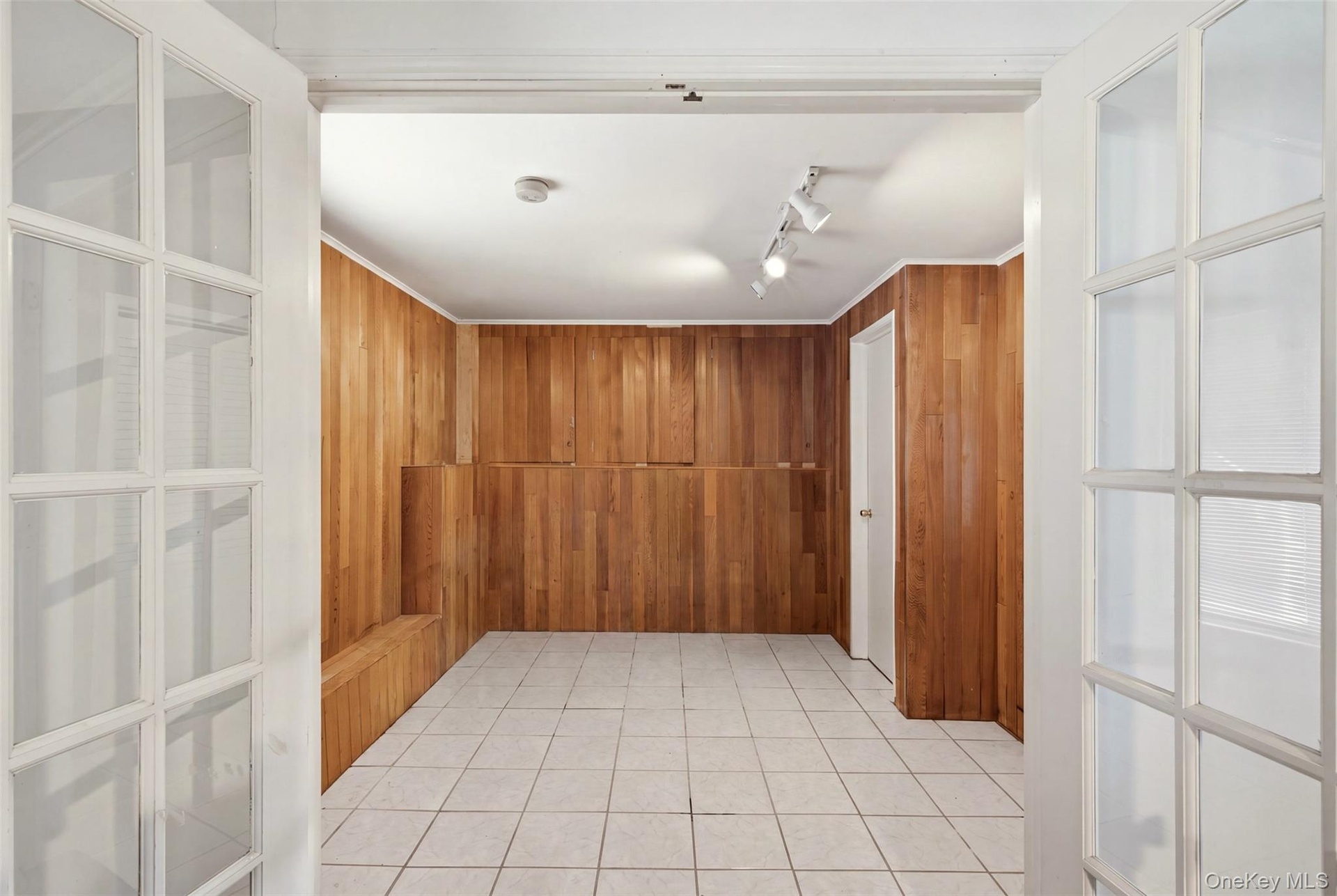 French Doors to Office Area