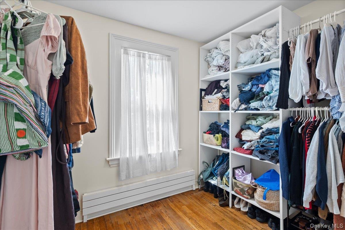 Primary bedroom adjacent walk in closet