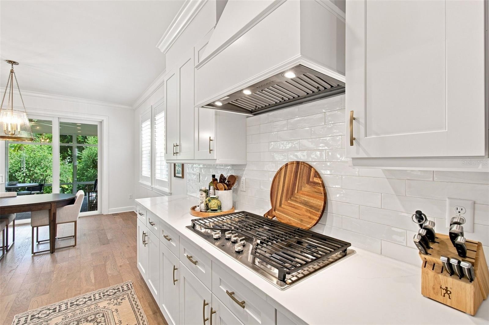 natural gas cooktop for the chef