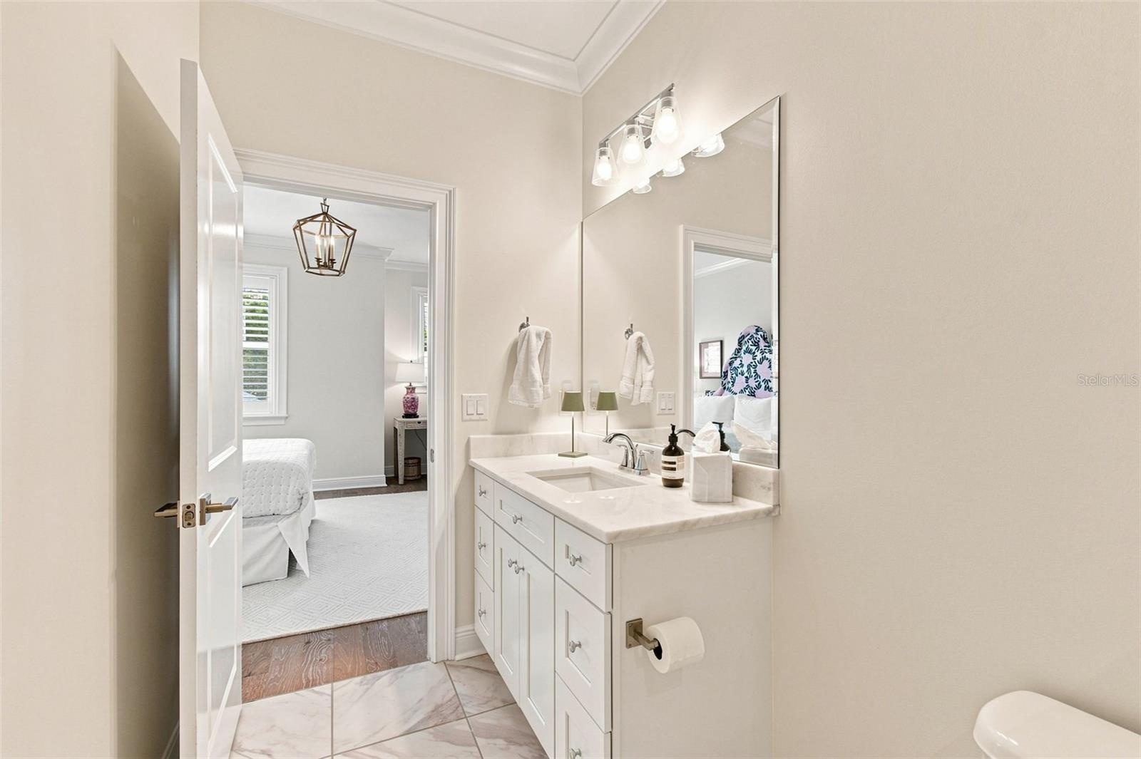 Guests will enjoy their private baths.