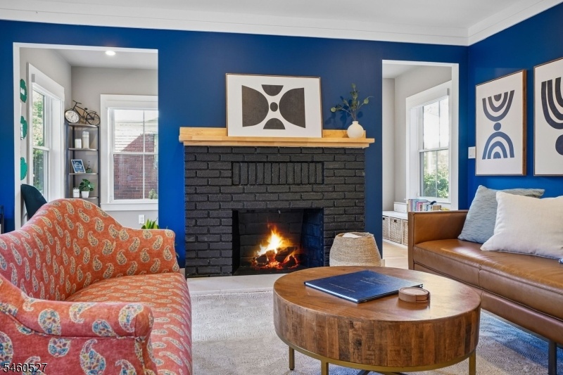 .Woodburning Fireplace