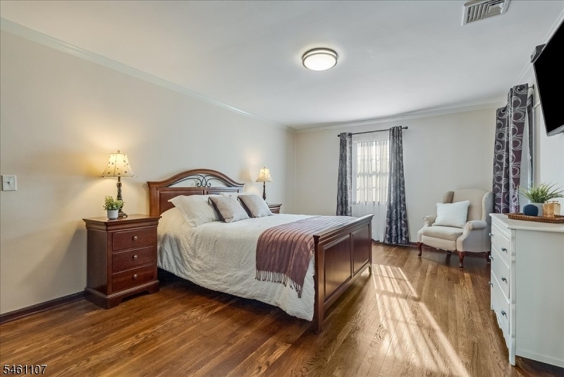 Generous primary bedroom