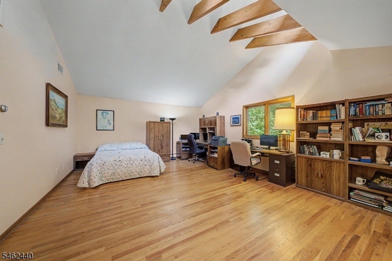Bedroom with High Ceilings