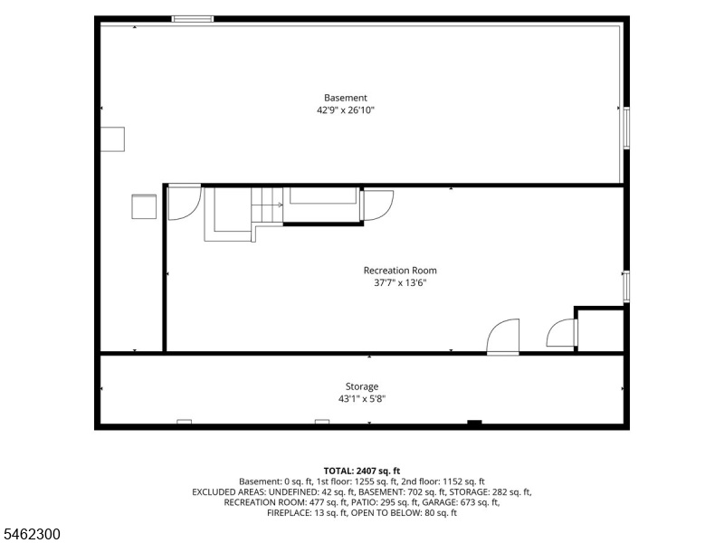 Floor Plan - Basement