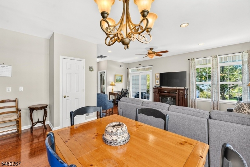 view to family room