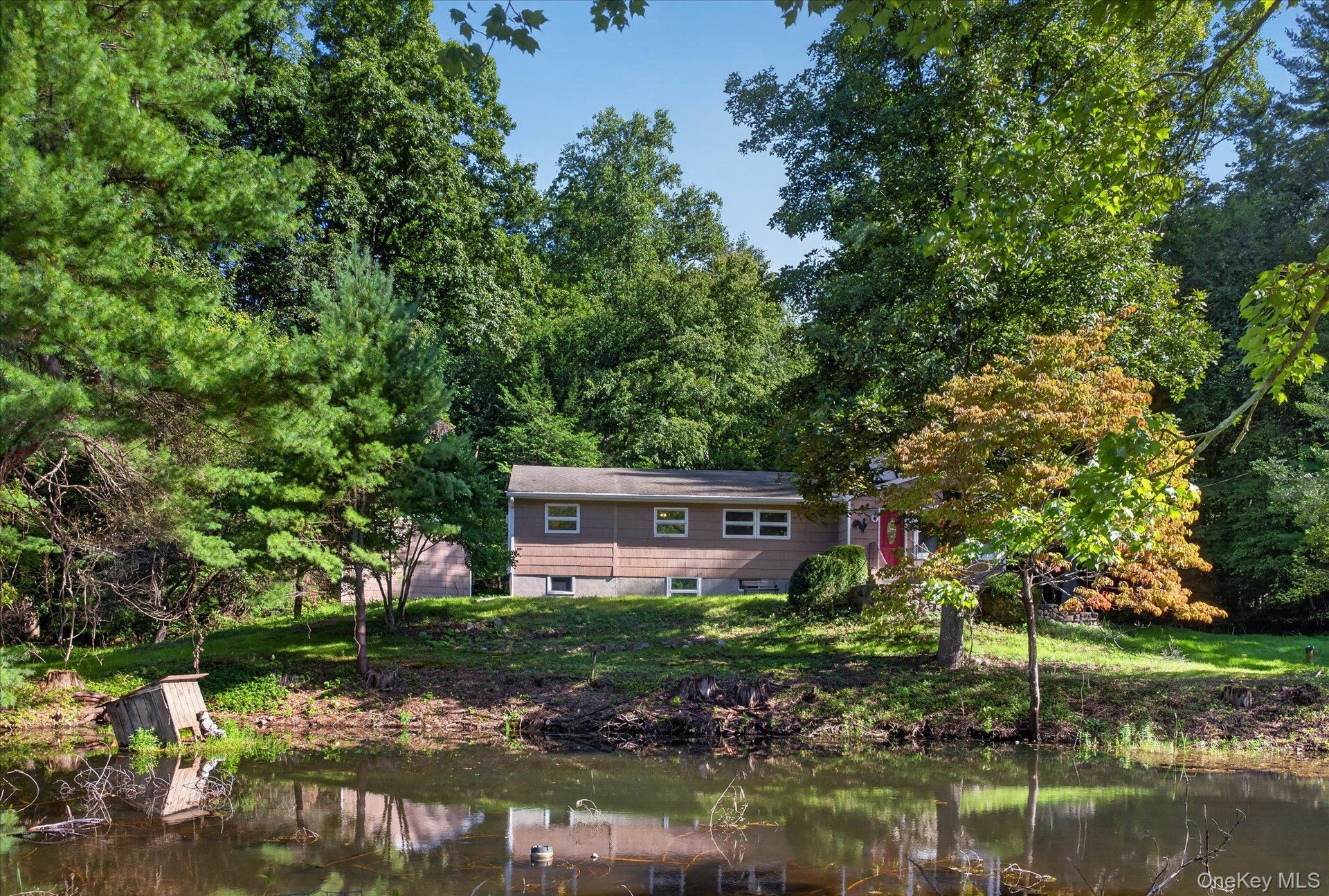 Main Home overlooking Pond