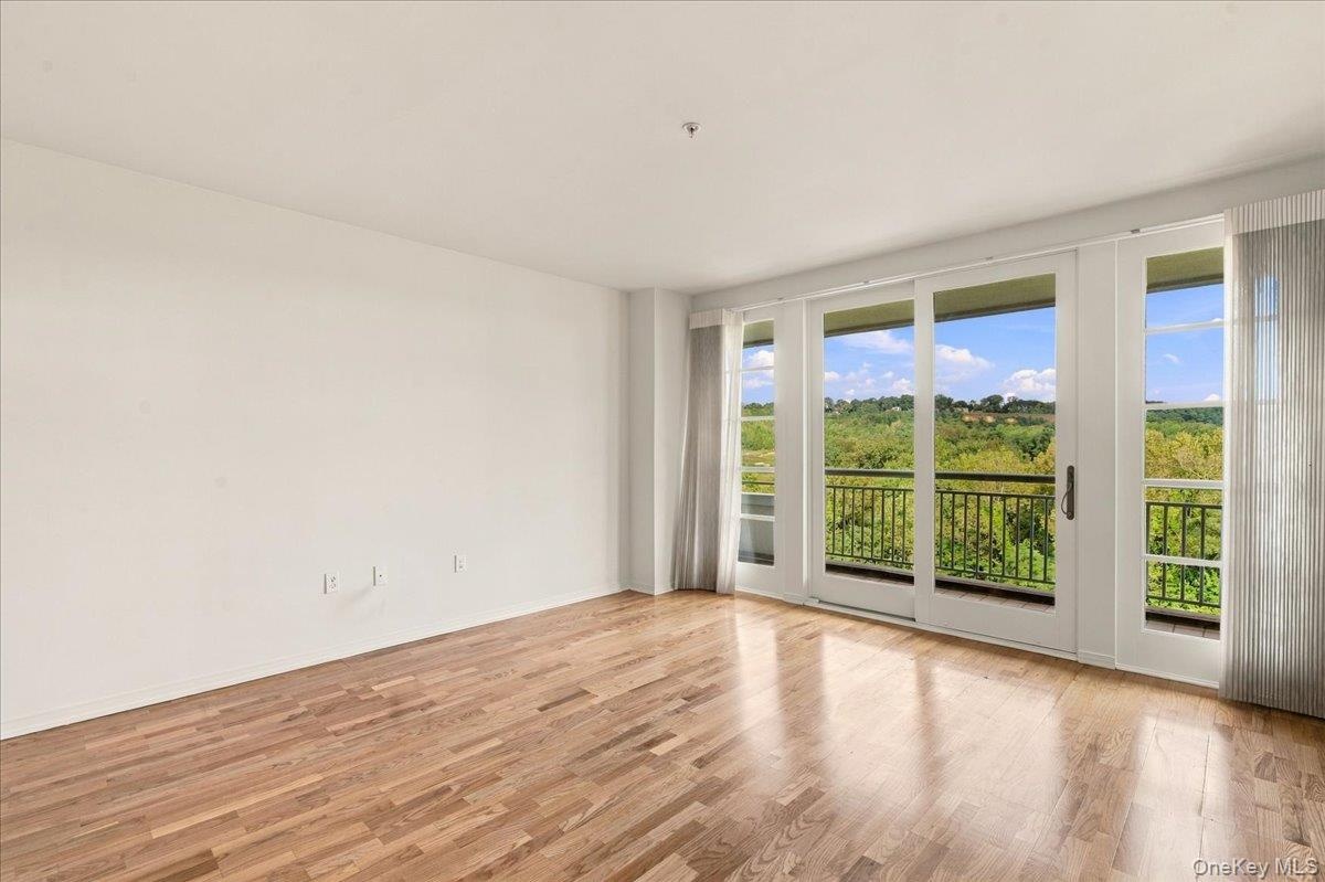 Wood-finish flooring throughout