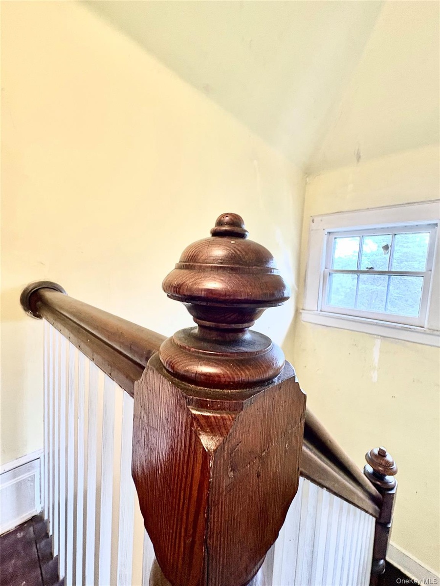 Detailed banister on 3rd floor.