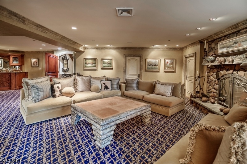 Lower level TV room