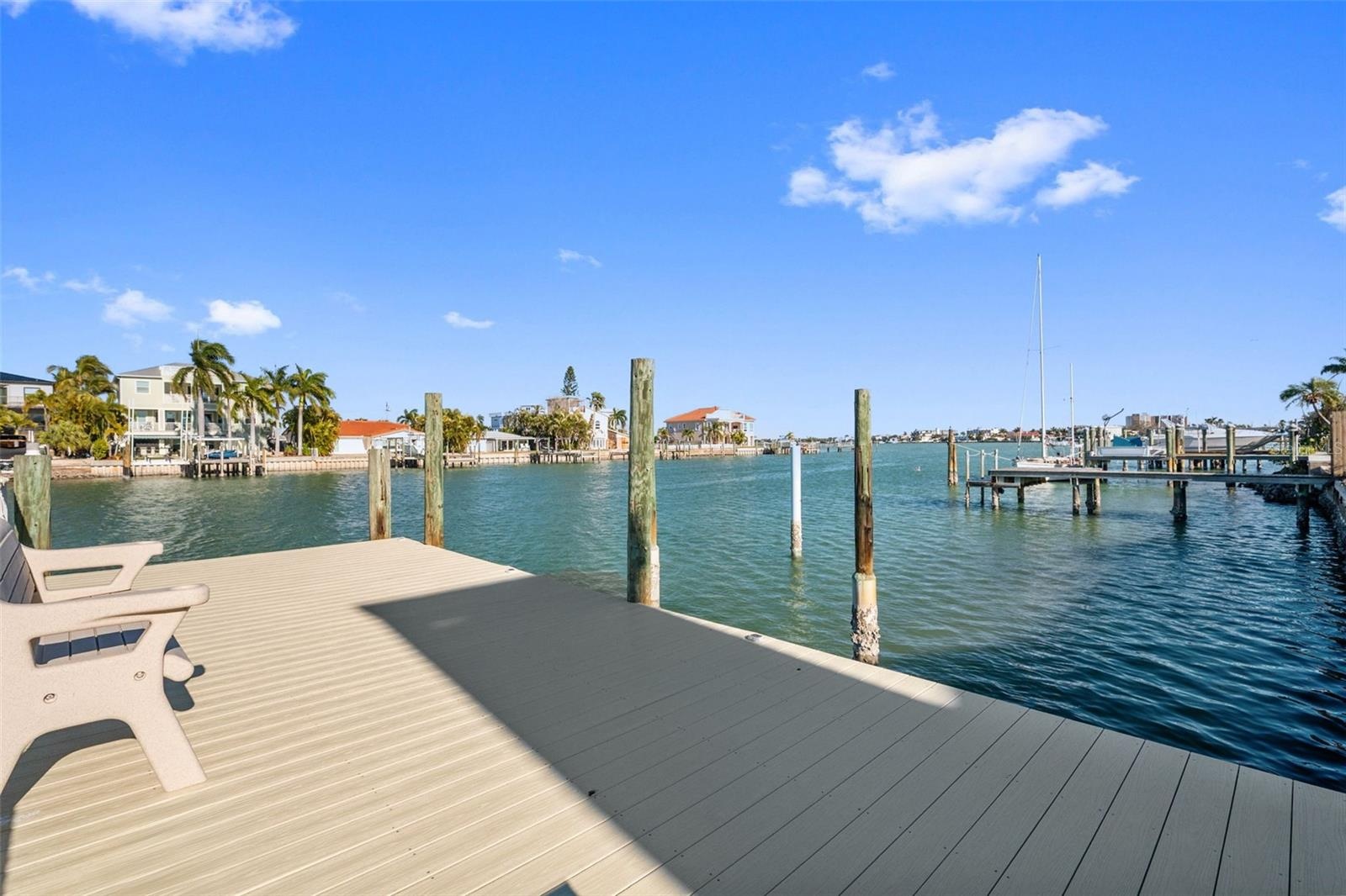 Dock looking towards the ICW