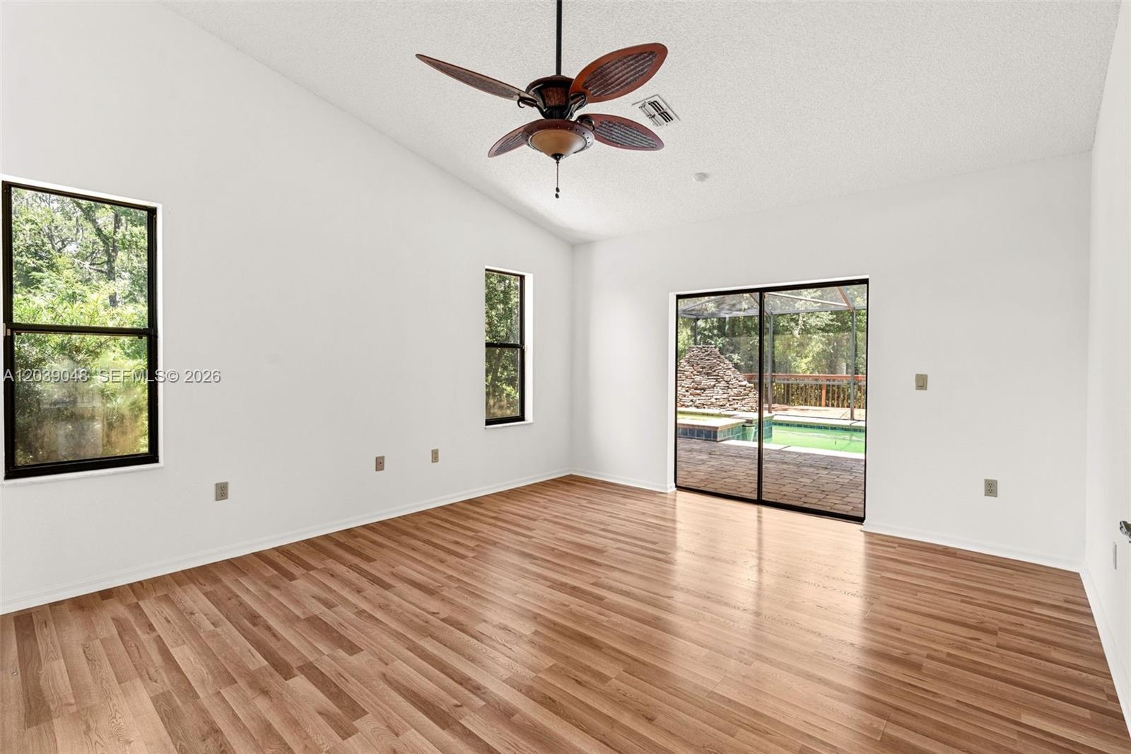 Generous primary bedroom with a comfortable layout, offering privacy and a quiet retreat within the home.