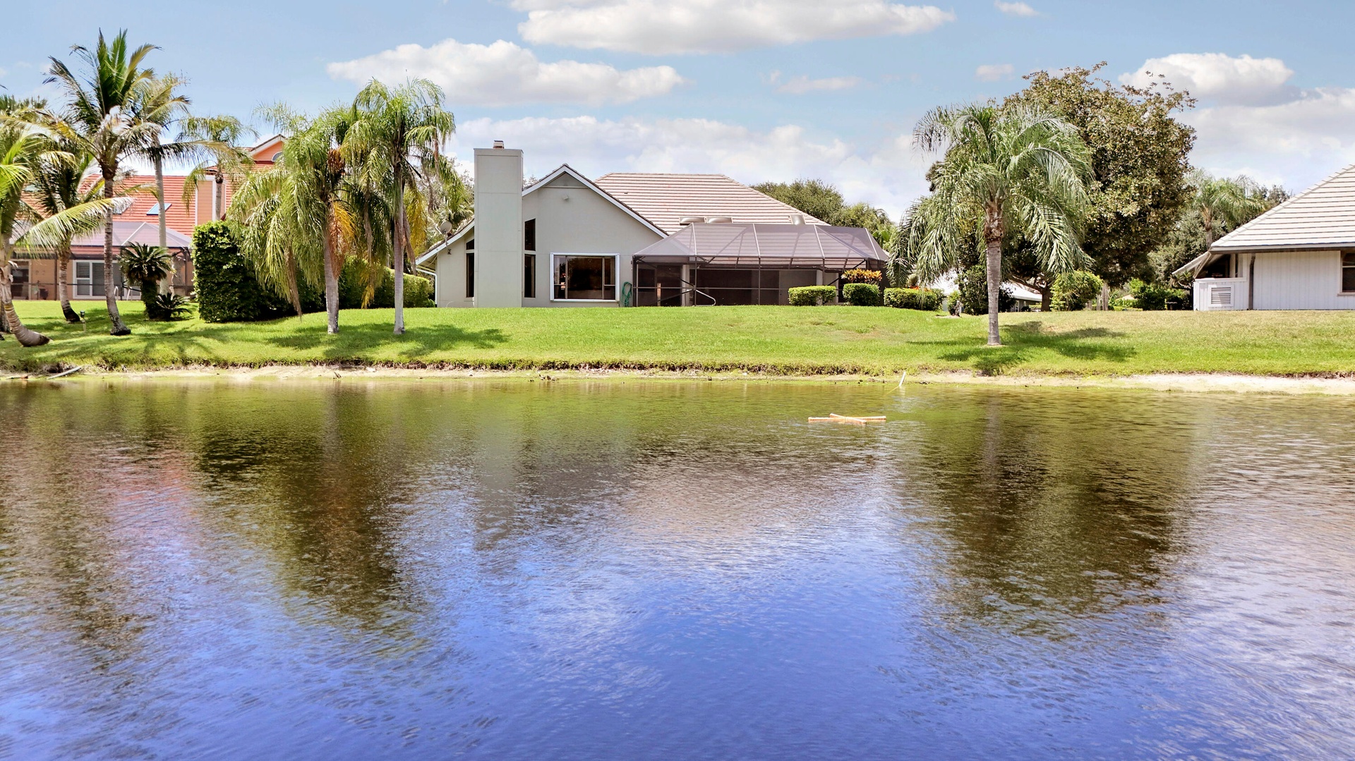 View from the lake.