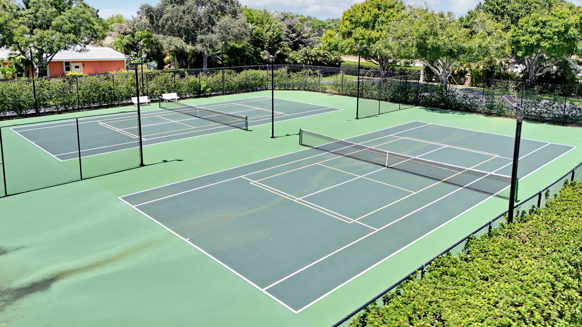 Tennis and pickleball courts