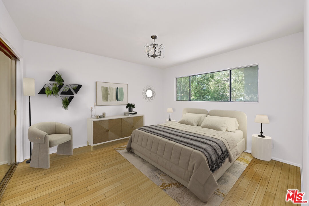 Virtually Staged Guest Bedroom
