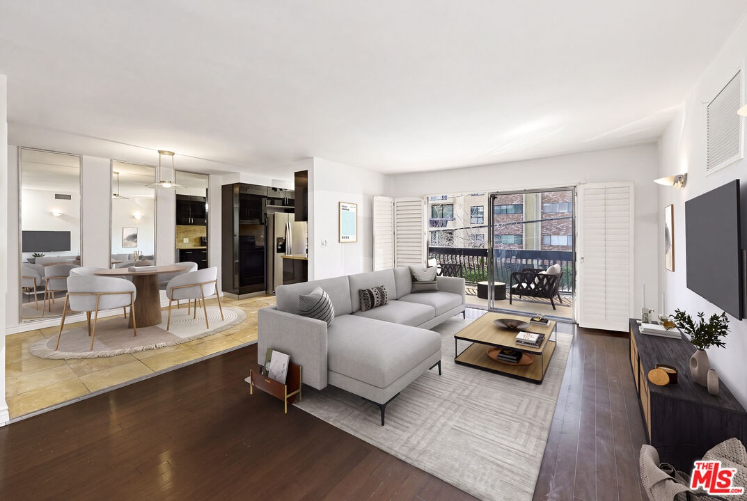 Virtually Staged Living Room
