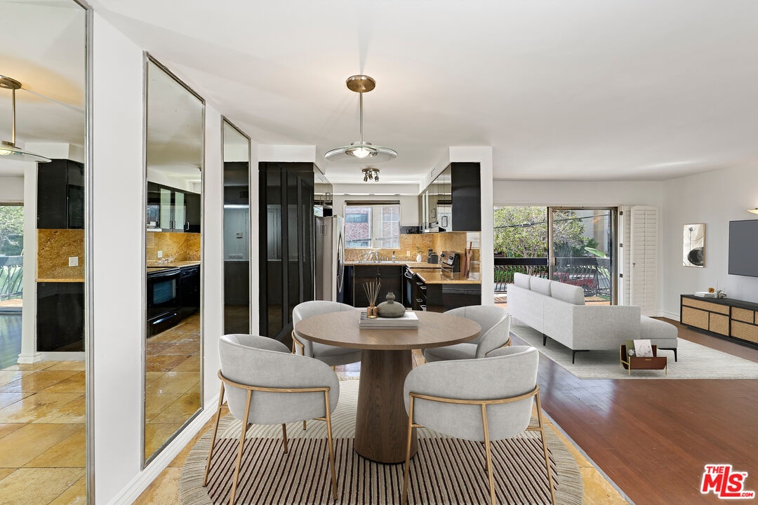Virtually Staged Dining Room