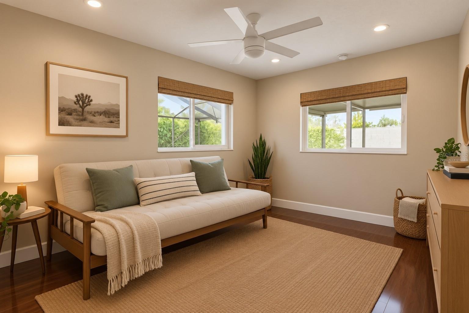 Virtually Staged Bedroom Three