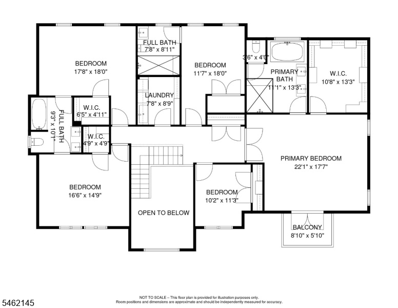 Floor Plan- Second Floor