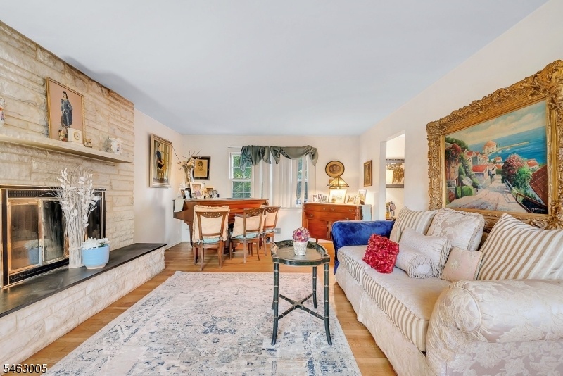 Living Room with Fireplace