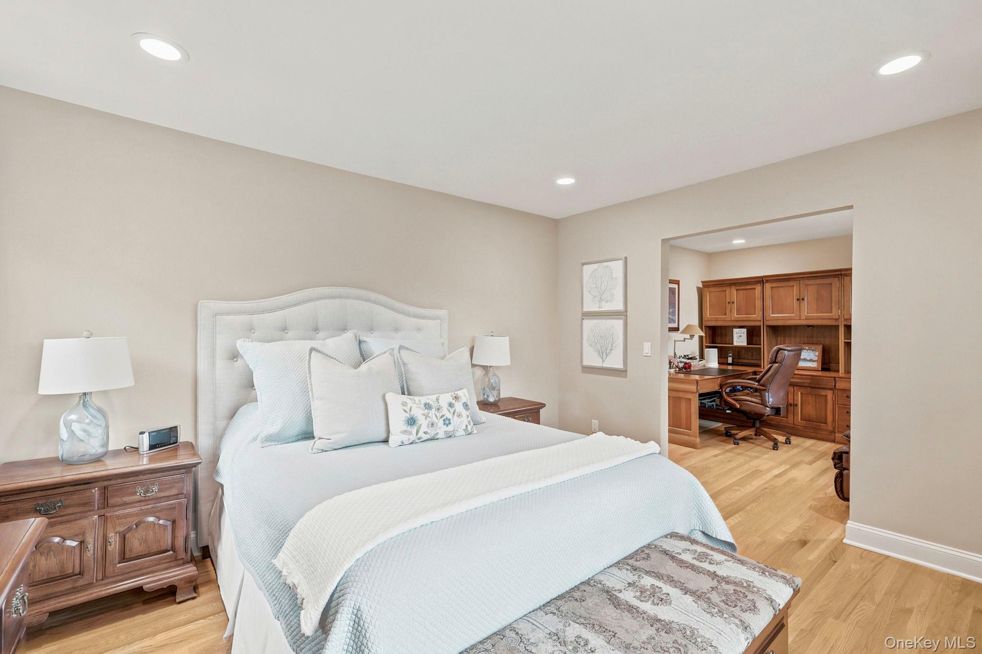 Flex room used as a bedroom