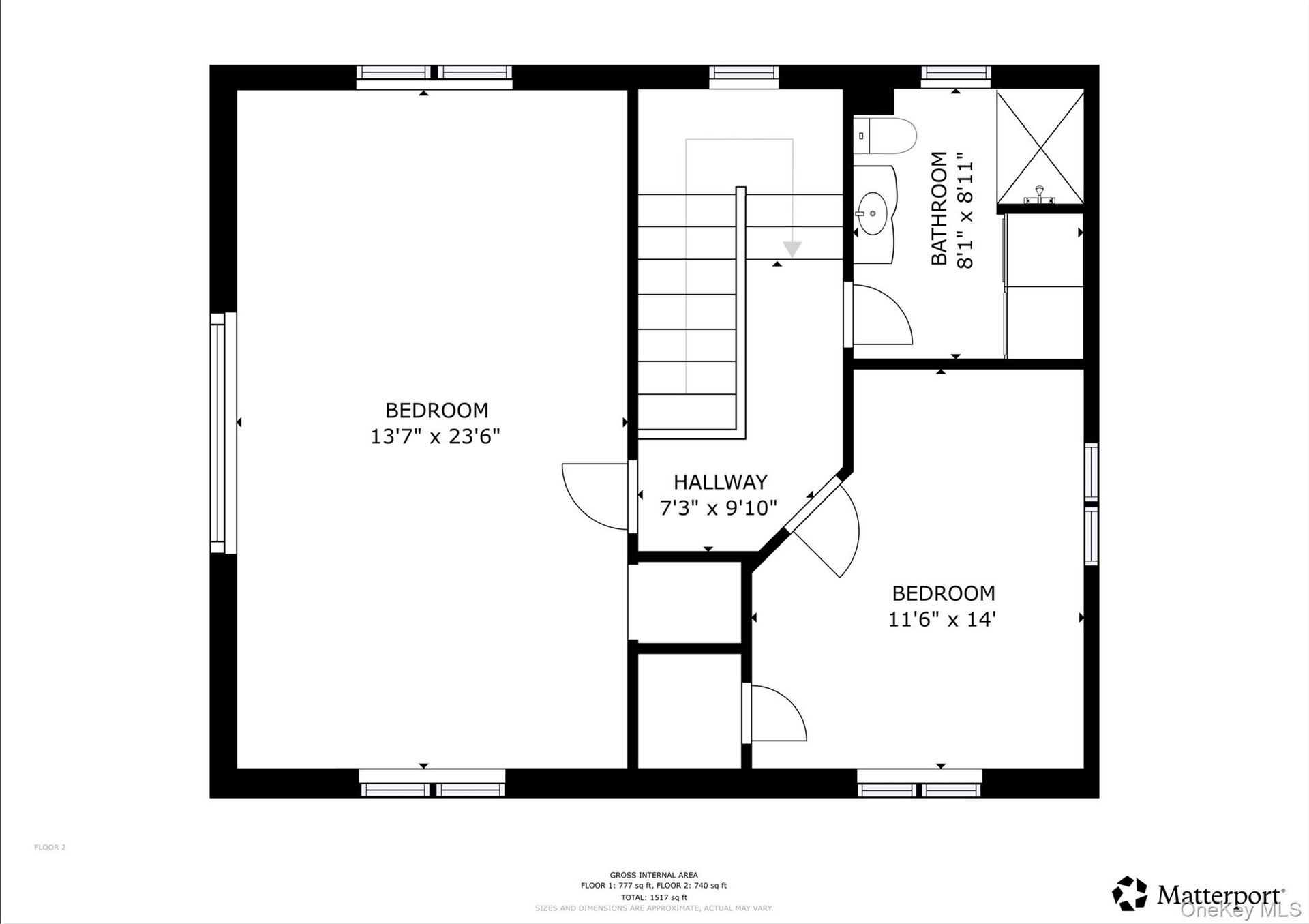 Upper level layout