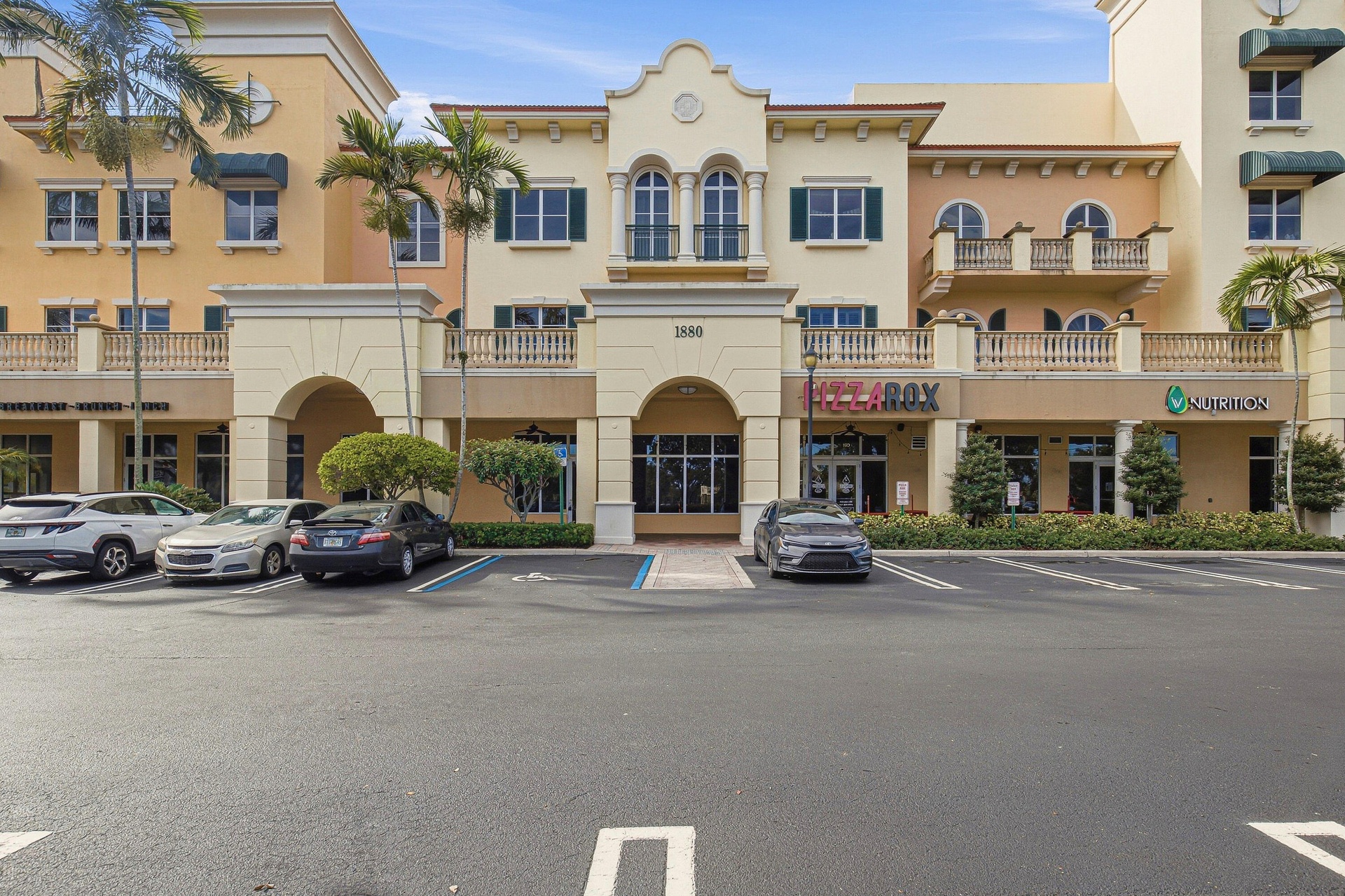 Front of the building