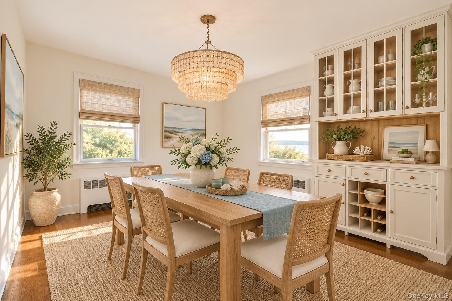 Dining Room Digitally Staged .