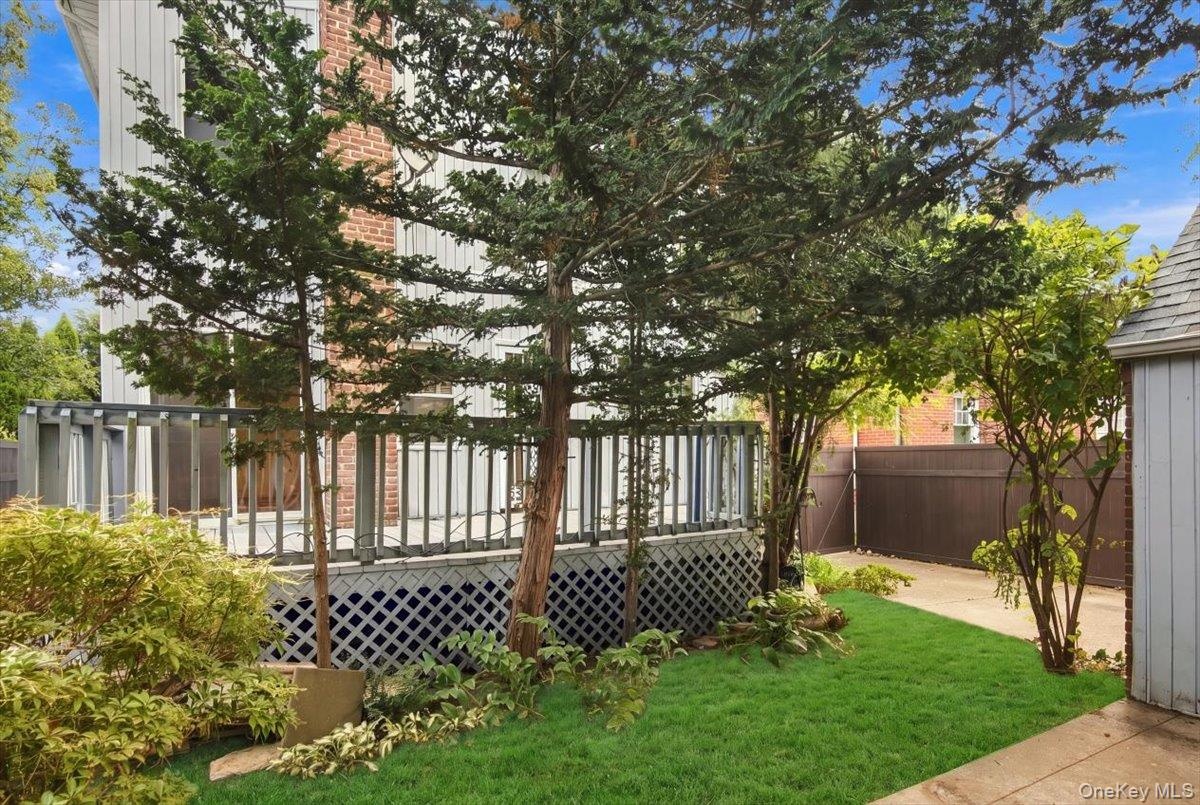 Current landscaping