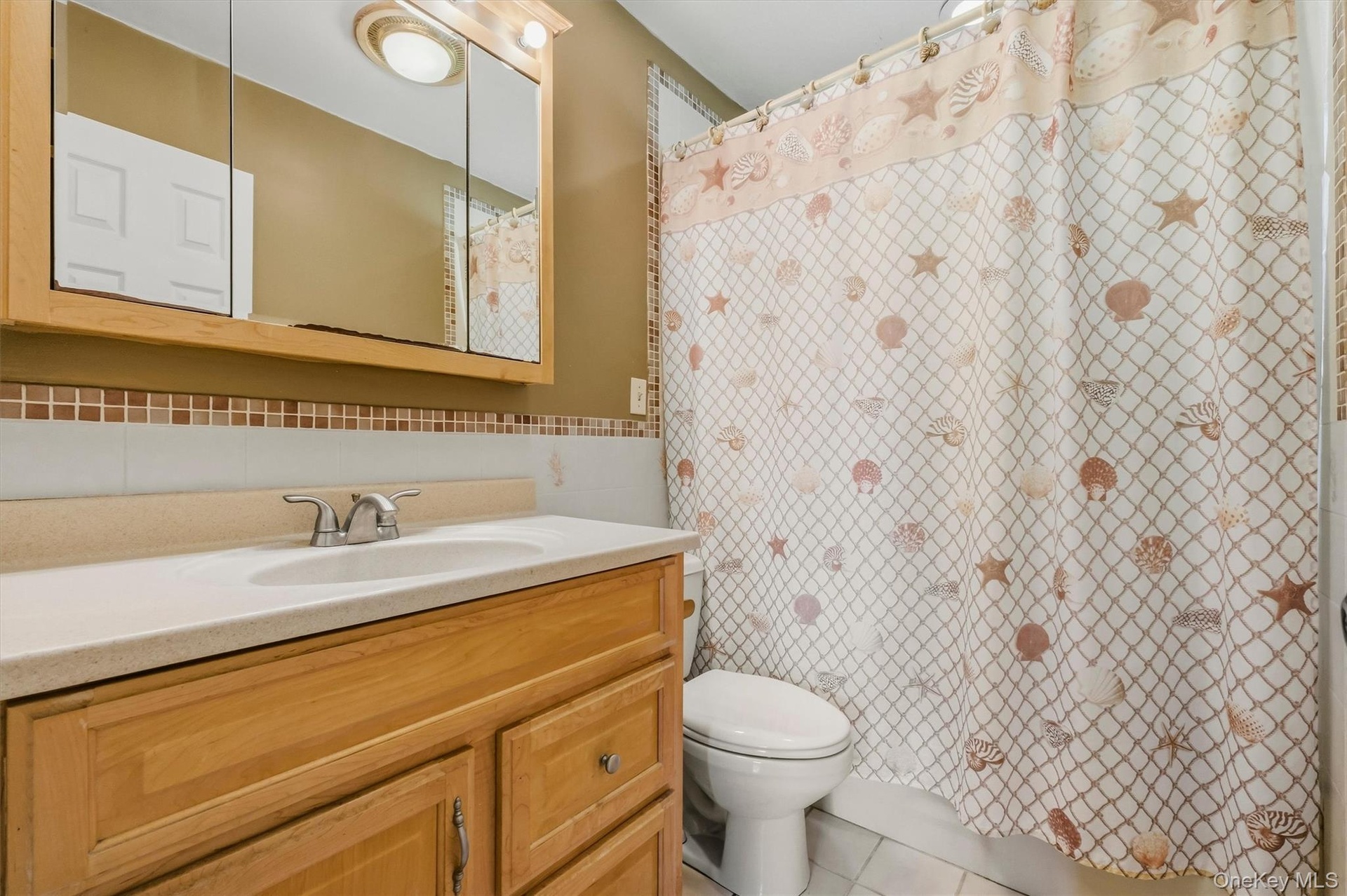 Spacious bathroom on main level.