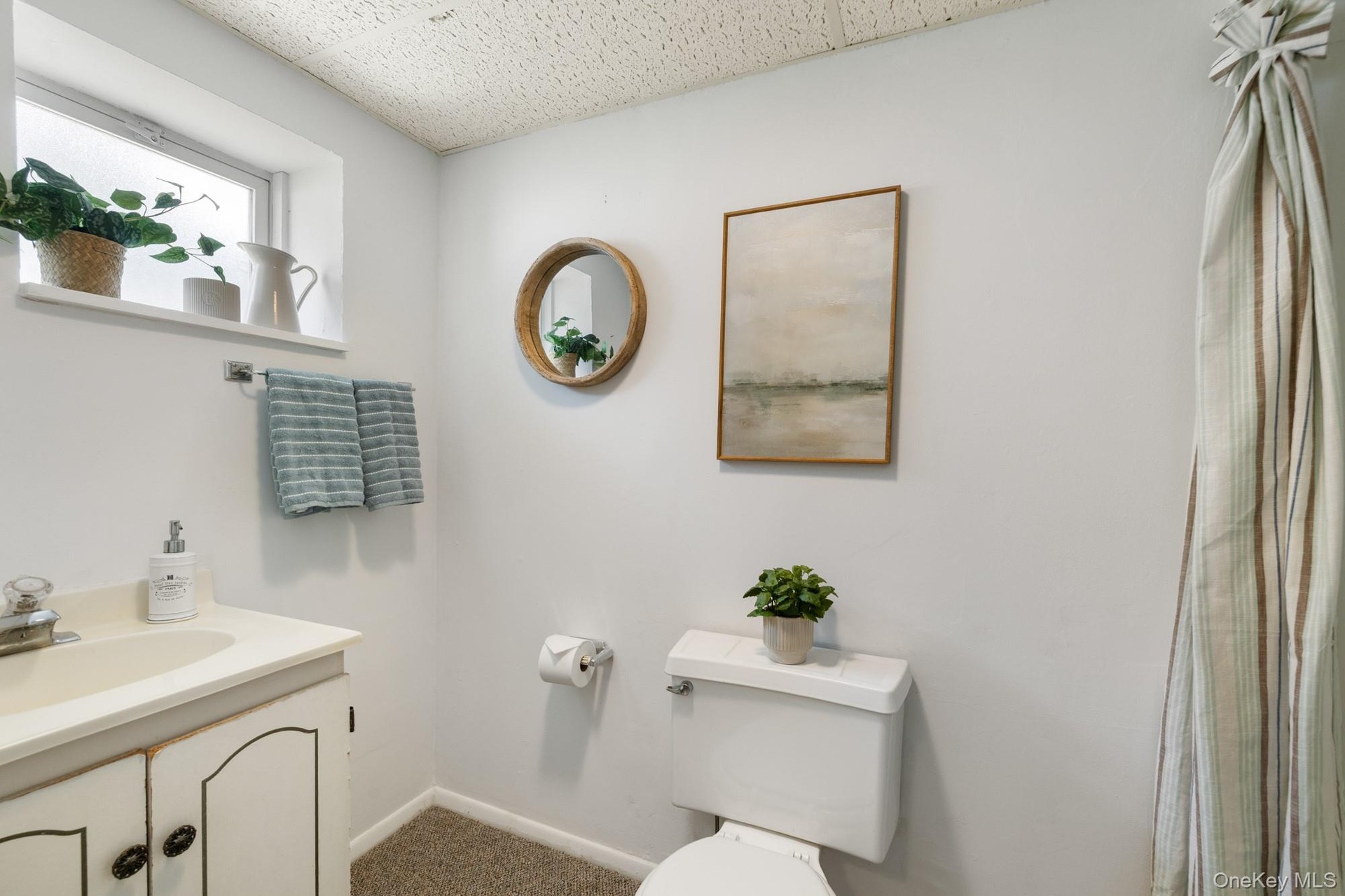 Full bath with stall shower, lower level
