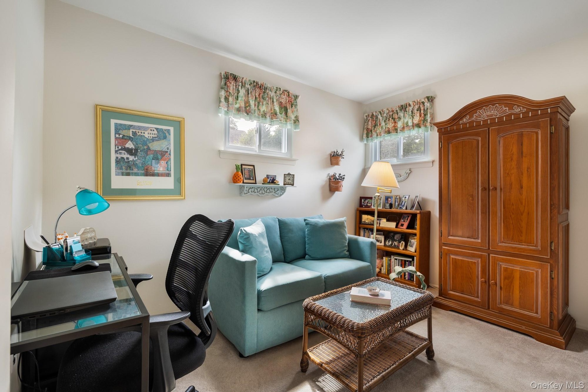 Room can be bedroom, office or den.