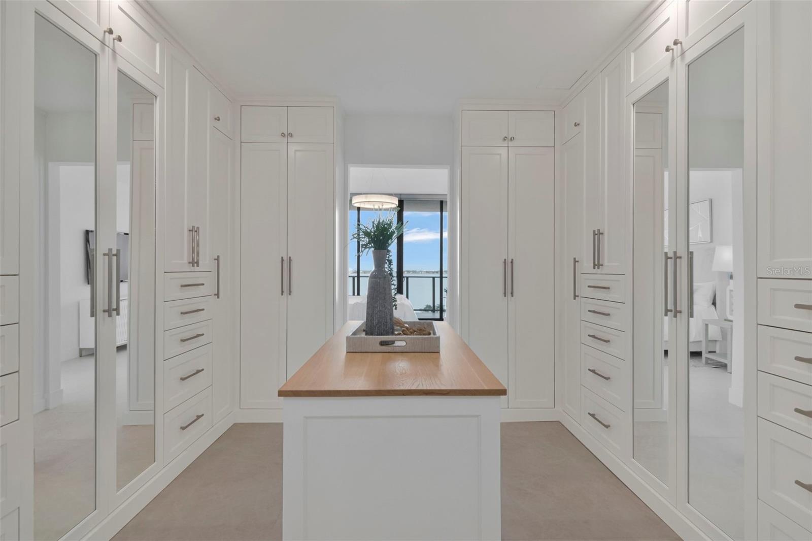 Incredibly upgraded primary closet