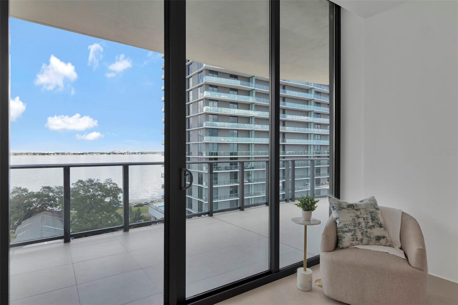 Floor to ceiling impact glass